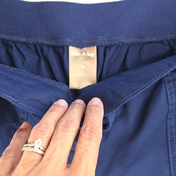 White Stag Pull Up Capris 100% Cotton Pants Size 16 - Picture 3 of 15